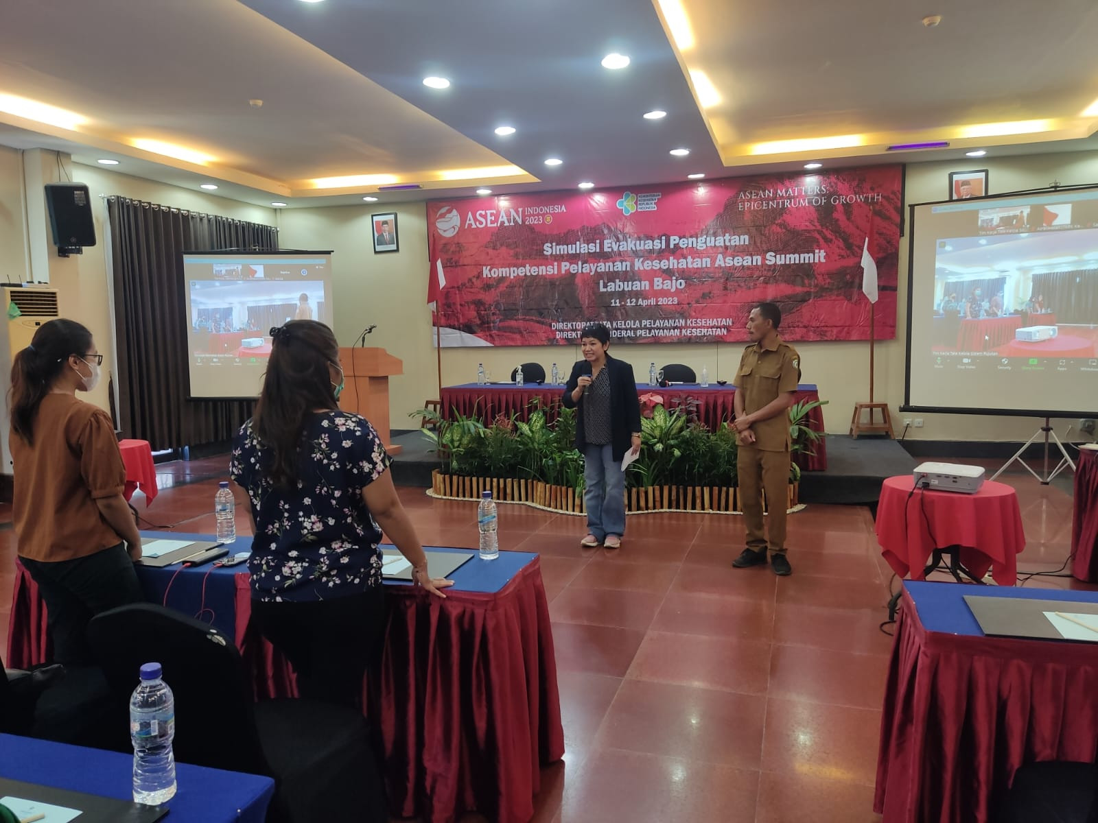 Simulasi Evakuasi Penguatan Kompetensi Pelayanan Kesehatan ASEAN SUMMIT 9-11 Mei 2023 @LabuanBajo