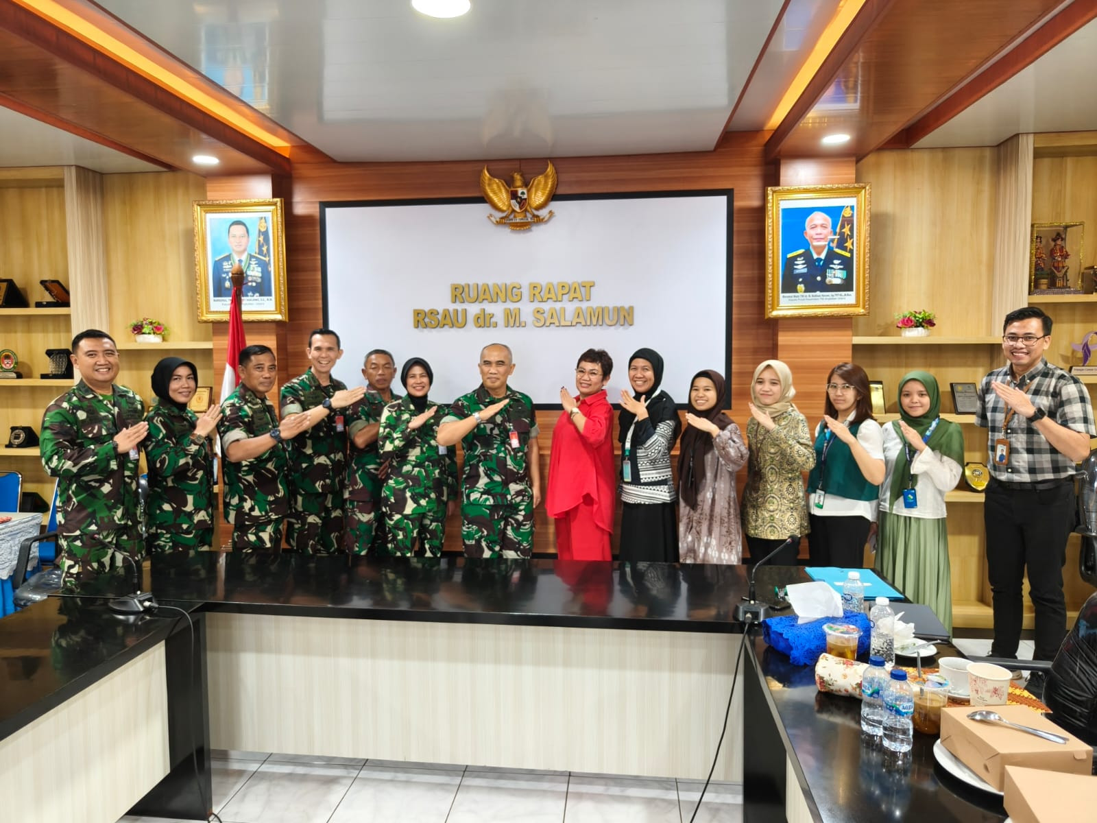Kunjungan dalam Rangka Verifikasi dan Validasi KRIS dalam rangka uji coba penerapan IDRG, sistem rujukan berbasis kemampuan pelayanan, dan kelas rawat inap standar di RSAU dr.M. Salamun Bandung